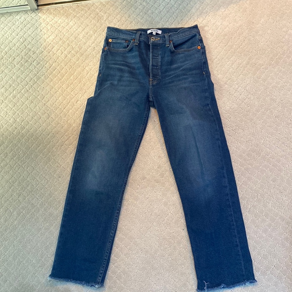 Redone jeans high button waist